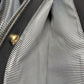 Black Faux Leather Convertible Tote Bag Purse