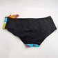 Wonder Woman Black/Multicolor Comic Hipster Panty