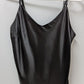 BB Dakota Steve Madden Black Sateen Cami Blouse