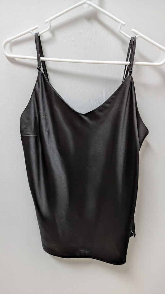 BB Dakota Steve Madden Black Sateen Cami Blouse