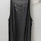 BCBGMAXAZRIA Black Ruffled Lace-Up Sleeveless Blouse