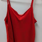 BCBGMAXAZRIA Red Sleeveless Shell Blouse