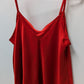 BCBGMAXAZRIA Red Sleeveless Shell Blouse