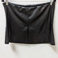 Good American Black Faux-Leather Split-Back Tube Top
