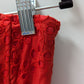 ASTR Red Lace Smocked Corset Mini Dress