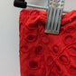 ASTR Red Lace Smocked Corset Mini Dress