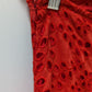 ASTR Red Lace Smocked Corset Mini Dress