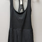 Fabletics Black Hot-Shot Pleated Tennis Dress