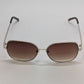 Tommy Hilfiger Silver-Tone Myrtle Semi-Oval Rectangular Sunglasses