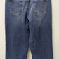 Medium Wash Distressed Wide-Leg Baggy Jeans