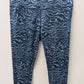Z by Zella Blue Zebra Print Active High-Rise Skinny Leggings