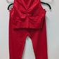 NOVA SPORT Red 2-Piece Active Crop Top & Leggings Set