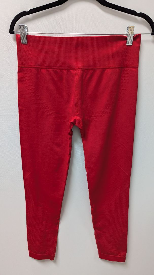 NOVA SPORT Red 2-Piece Active Crop Top & Leggings Set