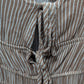 Faded Rose Light Brown Sleeveless Striped Jumpsuit