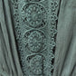 Justify Dark Teal Strapless Tiered Crochet Maxi Dress