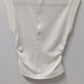 Harlow Ivory Waffle Knit Sleeveless Knit Top