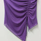 Forever 21 Orchid Purple Mesh Drawstring Tube Top