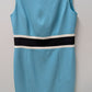 Black Label by Evan Picone Aquamarine Sleeveless Bodycon Dress