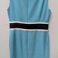 Black Label by Evan Picone Aquamarine Sleeveless Bodycon Dress