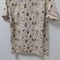 Disney Men's Tan "Nightmare Before Christmas" Graphic Button-Down Shirt