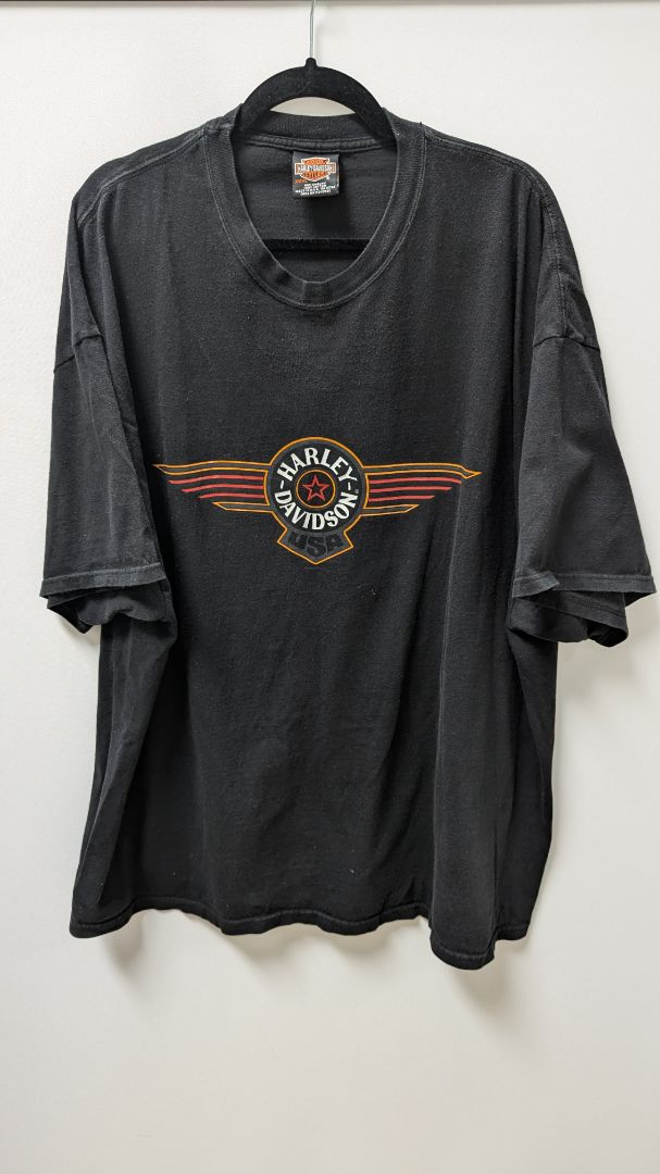Harley-Davidson Men's Black Logo Graphic Tee