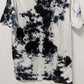 DKNY Black/White Short-Sleeve Tie-Dye Tee