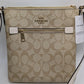 Coach Light Khaki Mini Rowan File Crossbody Bag