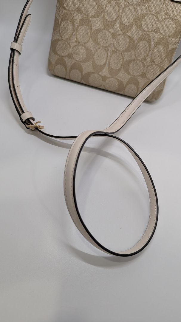 Coach Light Khaki Mini Rowan File Crossbody Bag