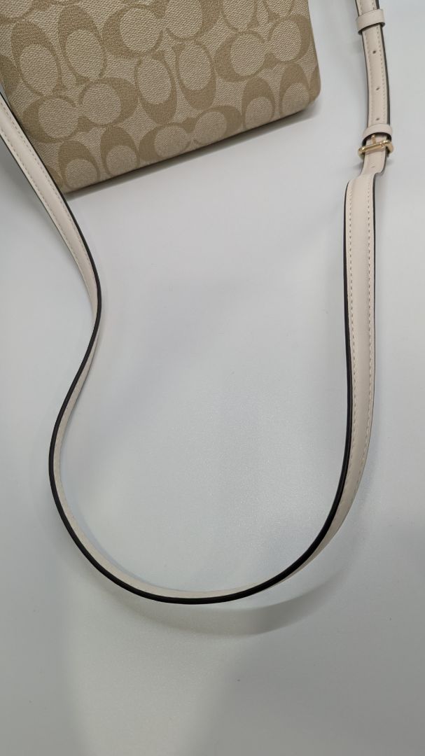 Coach Light Khaki Mini Rowan File Crossbody Bag