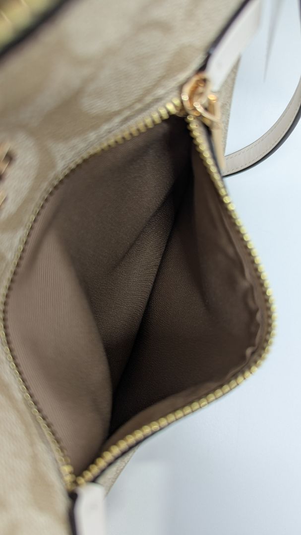 Coach Light Khaki Mini Rowan File Crossbody Bag