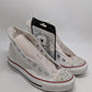 Converse All Star White High-Top Rhinestone Sneakers