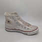Converse All Star White High-Top Rhinestone Sneakers
