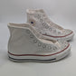 Converse All Star White High-Top Rhinestone Sneakers