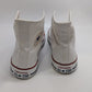 Converse All Star White High-Top Rhinestone Sneakers