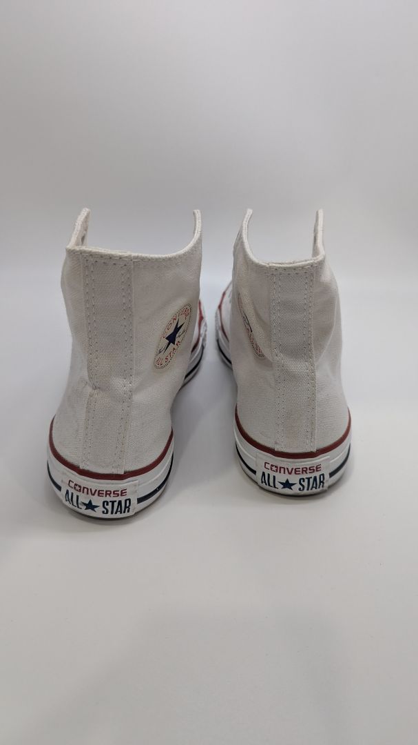 Converse All Star White High-Top Rhinestone Sneakers
