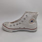 Converse All Star White High-Top Rhinestone Sneakers
