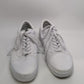 Vans All-White Old Skool Classic Tumble Leather Sneakers