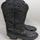 Ariat Women's Black Deertan Heritage R Toe Western Boots