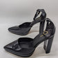 Express Black Patent Pointed-Toe Platform Heels