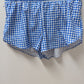 All in Motion Blue/White Gingham Casual Shorts