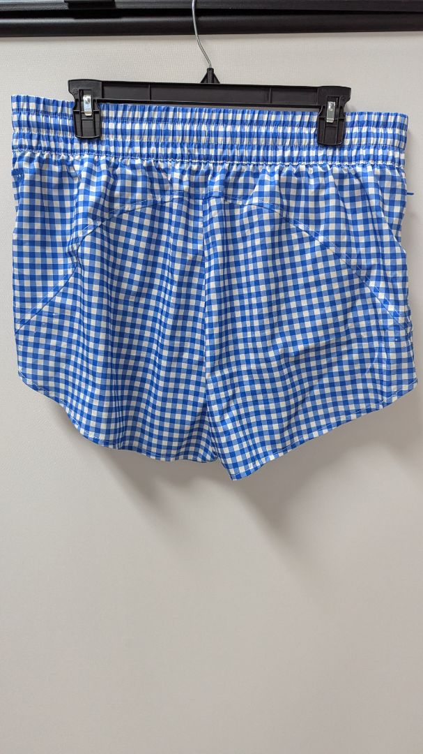 All in Motion Blue/White Gingham Casual Shorts
