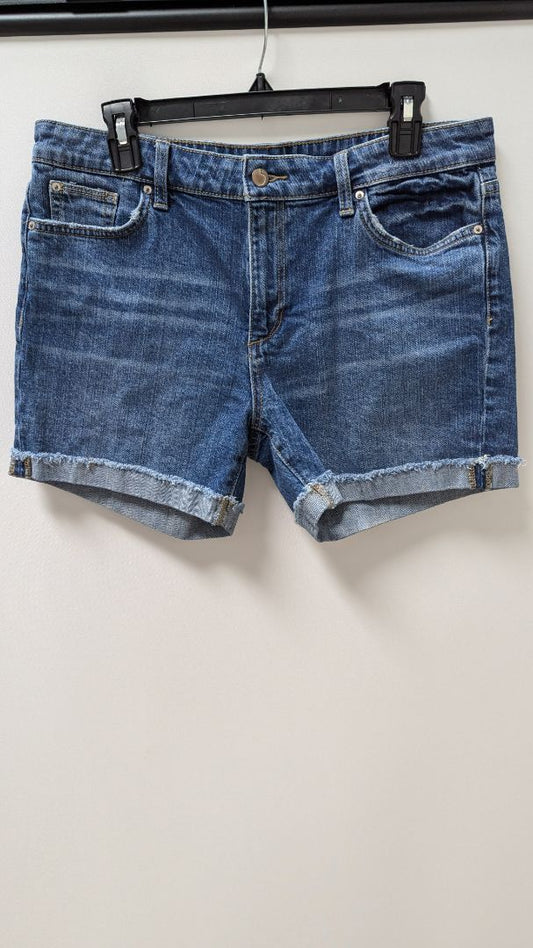 Joe's Medium Wash Cuffed Denim Shorts