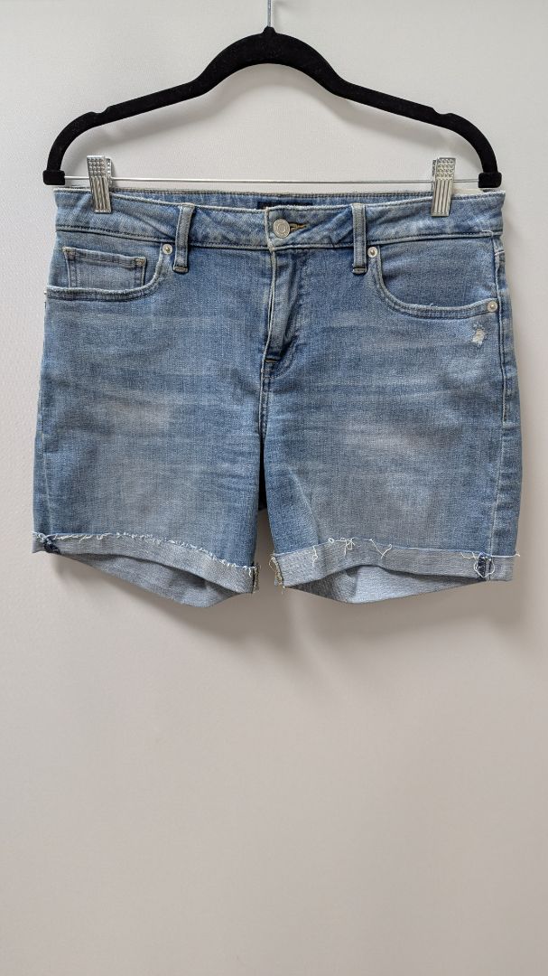 Lucky Brand Light Wash Denim "Roll Up" Shorts
