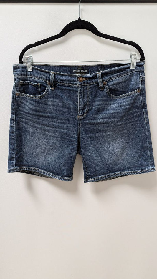 Lucky Brand Medium Wash Denim "Roll Up" Shorts