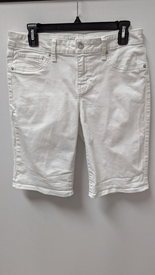 Lucky Brand White Denim Bermuda Shorts