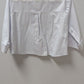 Zara White Button-Down Cropped Utility Shirt