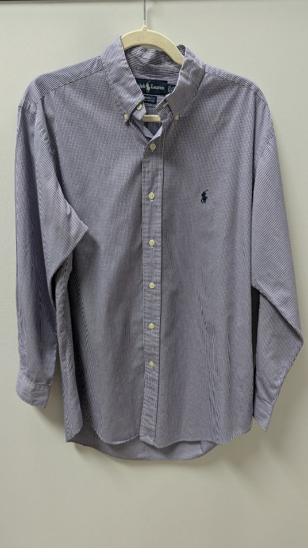 Ralph Lauren Men's Dark Blue Yarmouth Oxford Shirt