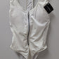 Smart & Sexy White Zip-Up One-Piece Swimsuit