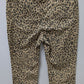 DKNY Jeans Leopard High-Rise Cropped Flare Jeans