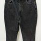 Abercrombie & Fitch Faded Black Ultra High-Rise Ankle Straight Jeans